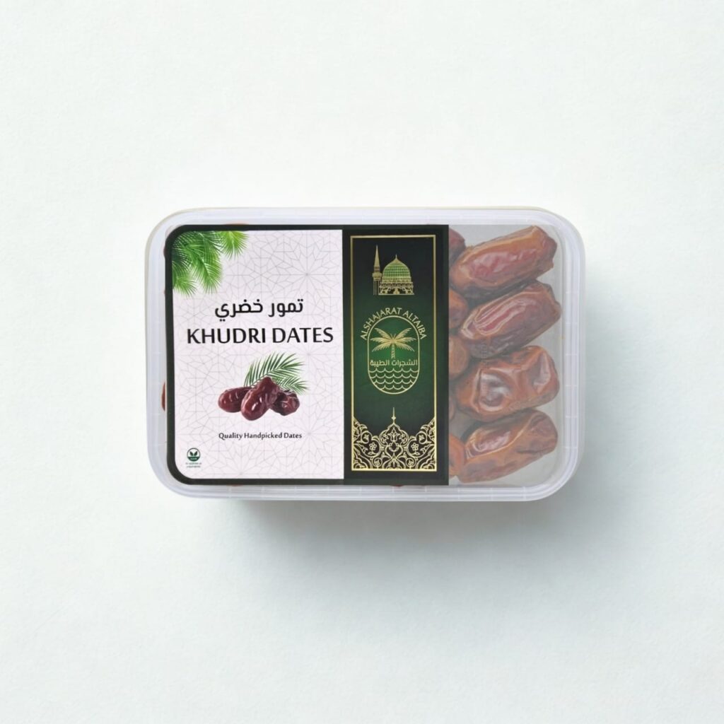 Khudri Dates 500g – Sealed Plastic Box
