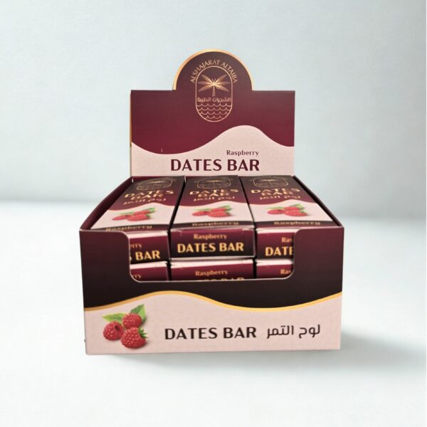 Dates Bar (Raspberry) 12pcs